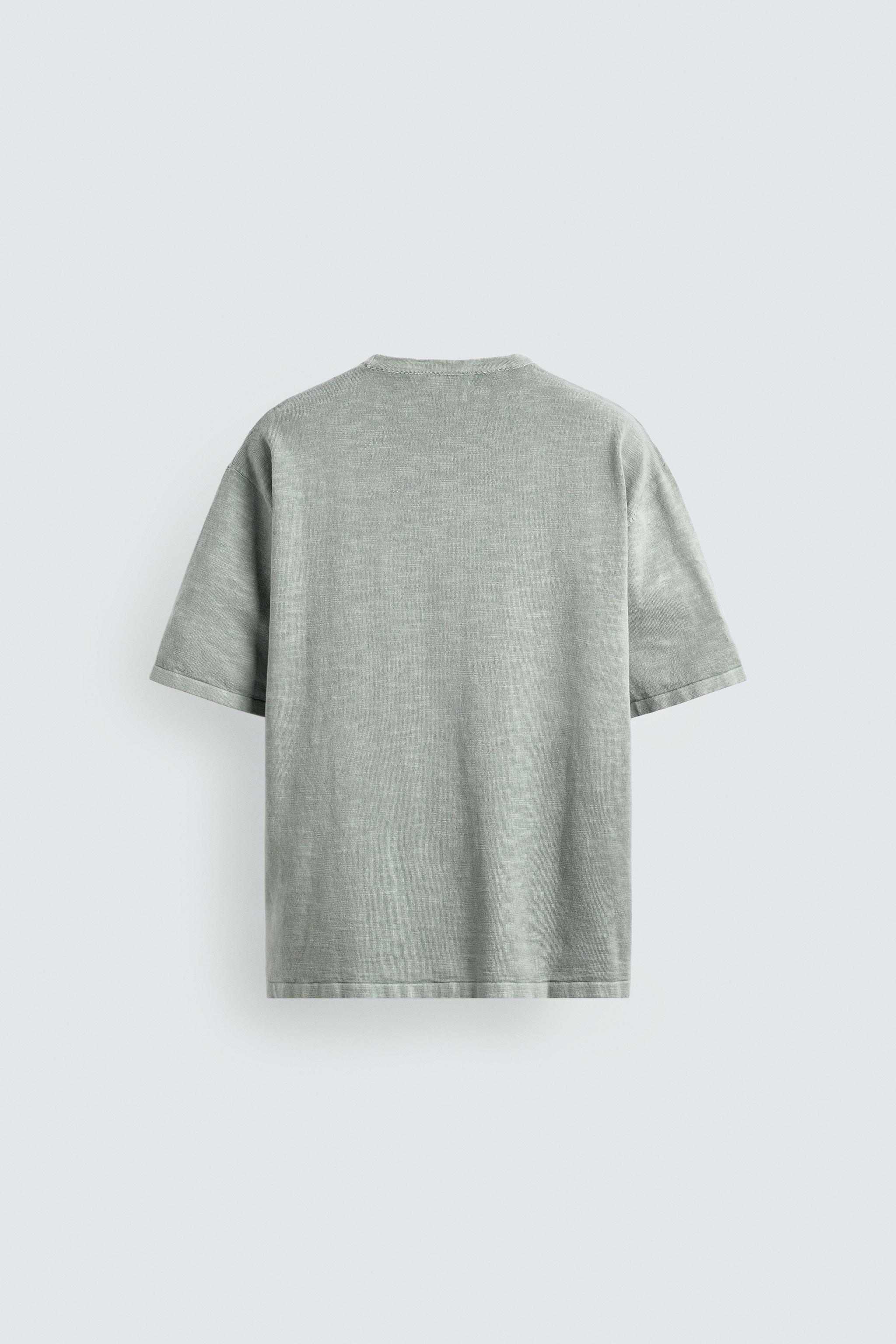 FLAMÉ TEXTURED KNIT T-SHIRT